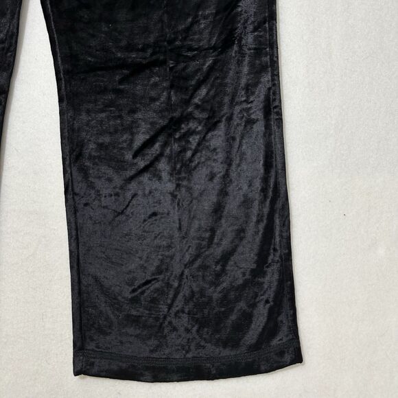 BCBG Max Azria Women's XL Velour Sweatpants Capri 22" Inseam Rhinestone Pants - Picture 5 of 16